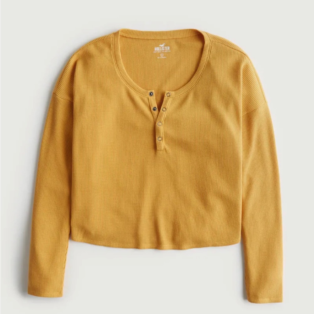 Hollister easy waffle Henley